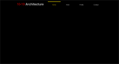 Desktop Screenshot of 10-19architecture.com